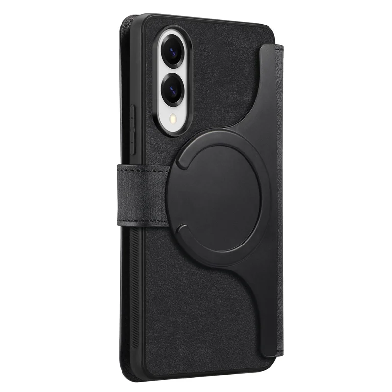 Load image into Gallery viewer, [Magsafe Compatible][Detachable] Samsung Galaxy S25 Edge (SM-S937) - Leather Flip Shockproof Wallet Series Case With Card Slot
