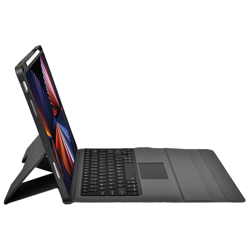 Load image into Gallery viewer, [Built-in Pen Slot] Apple iPad Pro 11-inch 1st/2nd/3rd/4th Gen (2018/2020/2021/2022) &amp; Apple iPad Pro 11-inch M4 (2024) Integrated Bluetooth Keyboard Touchpad Leather Case With Backlight
