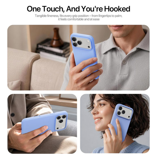 [Magsafe Compatible] Apple iPhone 17 Pro & 18 Pro Skin-friendly Liquid Silicone Magnetic Case