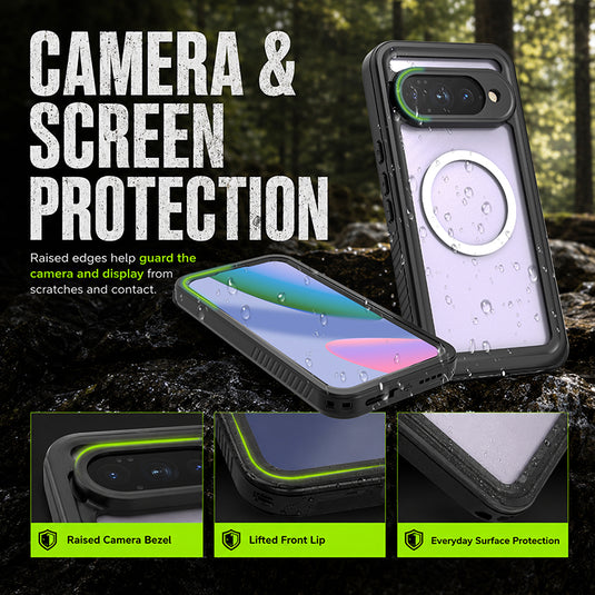 [FS Series][Magsafe Compatible] Google Pixel 11 Pro XL - Redpepper Full Covered Waterproof Heavy Duty Tough Armor Case