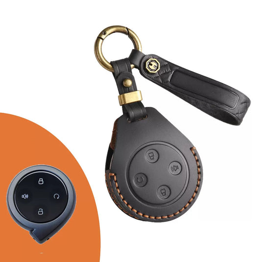 Great Wall Handcrafted Genuine Leather Car Key Fob Case Cover For 2023 Great Wall Shanhai Cannon