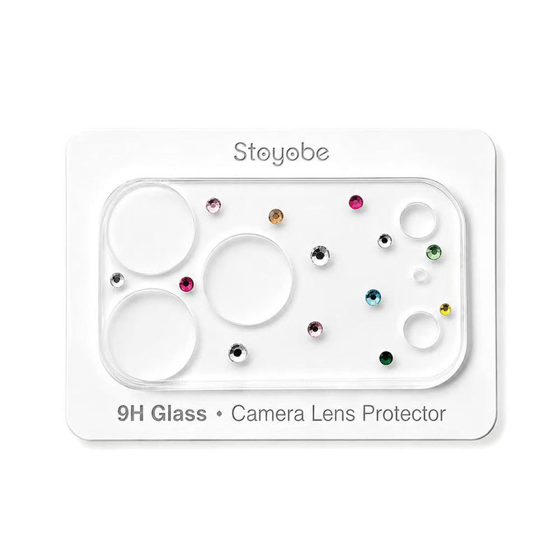 Load image into Gallery viewer, Apple iPhone 17 Pro - Back Rear 9H Tempered Glass Luxury Crystal Diamond Camera Lens Protector
