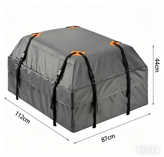 Waterproof Car Rooftop Cargo Bag – 420D Oxford Cloth, Foldable Heavy-Duty Roof Storage Carrier