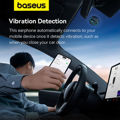 Baseus C-Mic CM10 Smart Unilateral Wireless Earphone for Car - i-Station Mobile Phone & Electronic Device Repair and Accessories