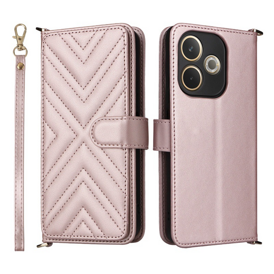 [With Card Slot] OPPO A5 Pro 5G (CPH2695) Multi-functional Leather Wallet Series Case