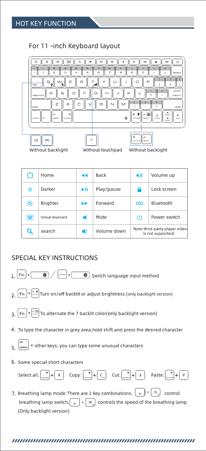 Load image into Gallery viewer, [Detachable][With RGB backlight] Samsung Galaxy Tab S7/S9/S9 FE 11&quot; - Wireless Bluetooth Magnetic Touch Keyboard Filp Case
