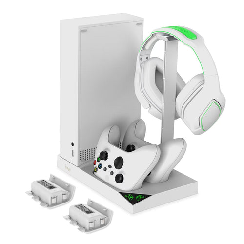 Xbox Series X - All in One Multi Function Cooling Fan battery Backup Kit Vertical Charging Stand