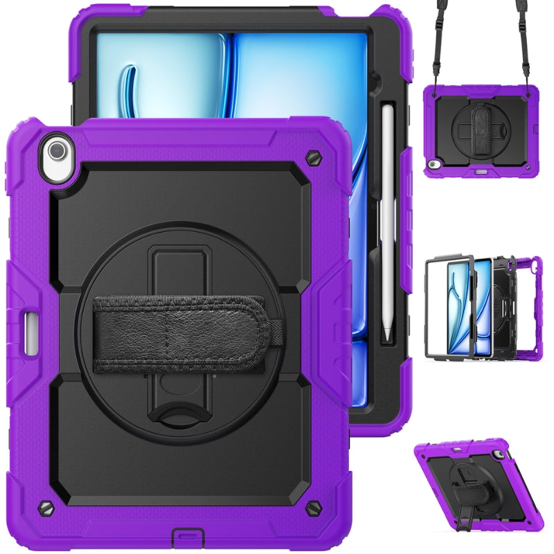 Load image into Gallery viewer, [Built-in 360° Rotating Hand Strap &amp; Stand] Apple Ipad Mini 7.9&quot; 5th/4th Gen (2019/2015) Shockproof with Screen Protector Pencil Holder Heavy Duty Series Case
