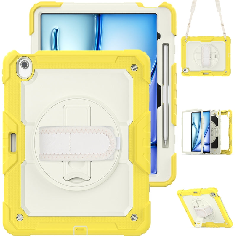 Load image into Gallery viewer, [Built-in 360° Rotating Hand Strap &amp; Stand] Apple iPad 10.2 Inch 9th/ 8th/ 7th Gen 2021/2020/2019 Shockproof with Screen Protector Pencil Holder Heavy Duty Series Case
