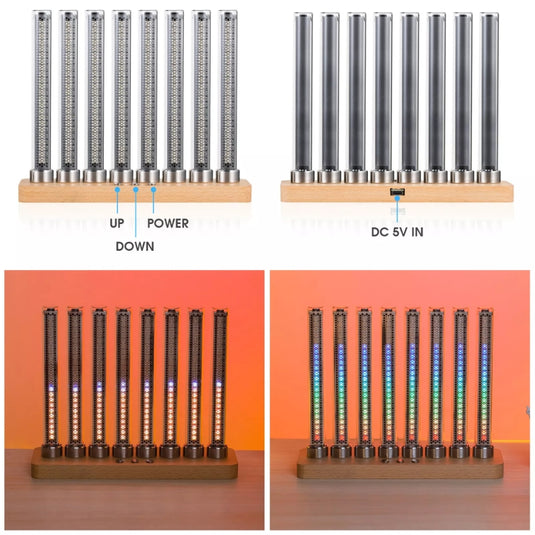 Music Spectrum Light VU Meter Analog Glow Tube Level Indicator Pickup Light