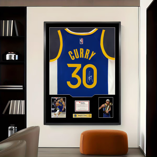 Stephen Curry Golden State Warriors Framed Jersey Display – Facsimile Signature Edition - i-Station Mobile Phone & Electronic Device Repair and Accessories