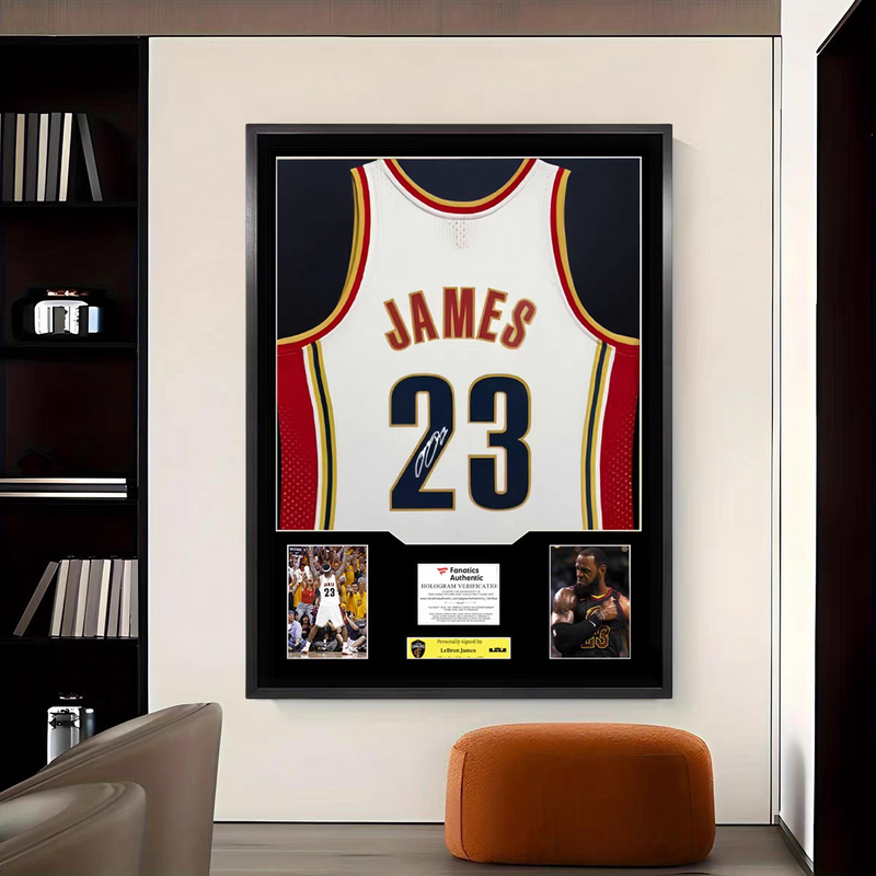 Load image into Gallery viewer, LeBron James Cleveland Cavaliers Framed Jersey Display – Facsimile Signature Edition - i-Station Mobile Phone &amp; Electronic Device Repair and Accessories
