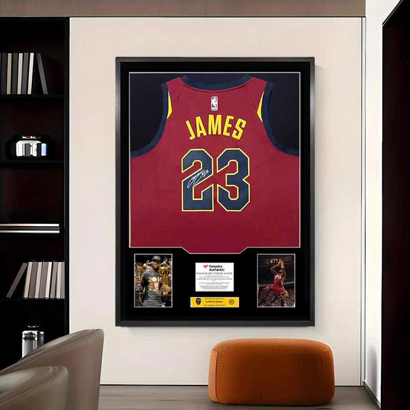 Load image into Gallery viewer, LeBron James Cleveland Cavaliers Framed Jersey Display – Facsimile Signature Edition - i-Station Mobile Phone &amp; Electronic Device Repair and Accessories
