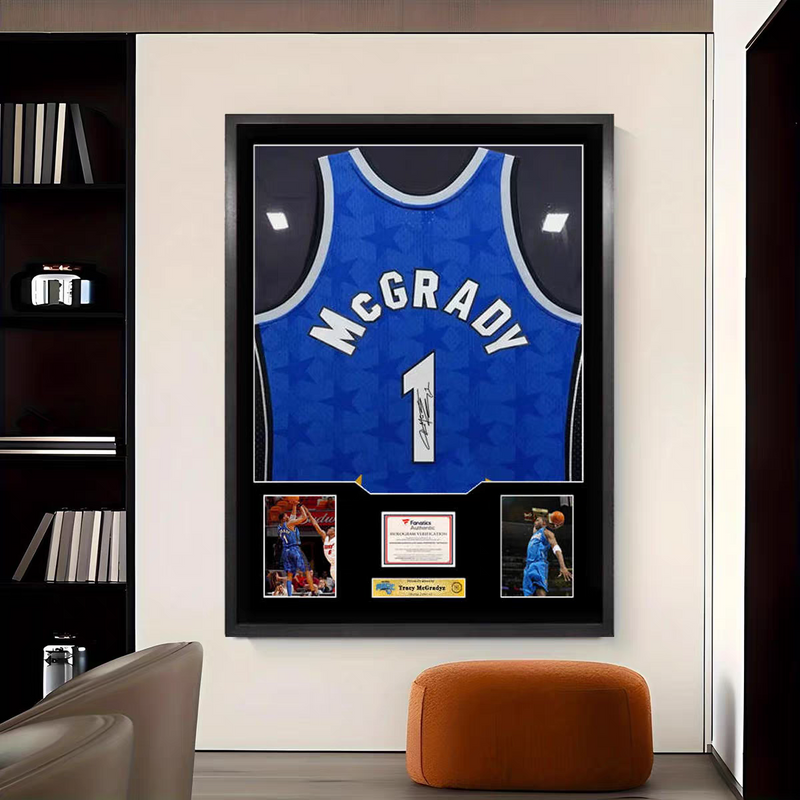 Load image into Gallery viewer, Tracy McGrady Framed Jersey Display – Facsimile Signature Edition - i-Station Mobile Phone &amp; Electronic Device Repair and Accessories

