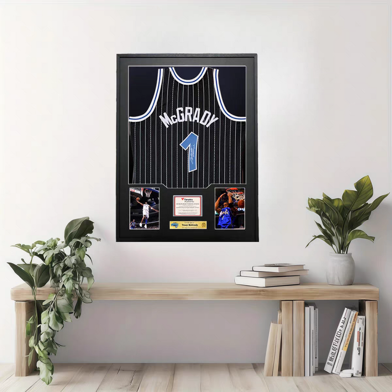 Load image into Gallery viewer, Tracy McGrady Framed Jersey Display – Facsimile Signature Edition - i-Station Mobile Phone &amp; Electronic Device Repair and Accessories
