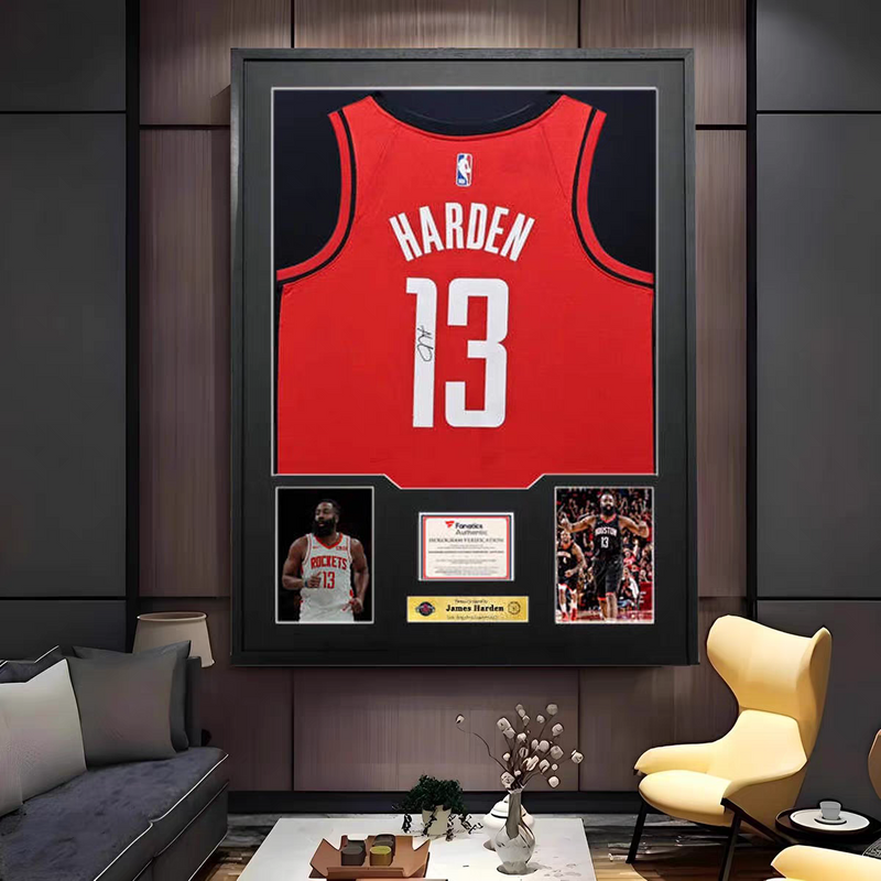 Load image into Gallery viewer, James Harden Houston Rockets Framed Jersey Display – Facsimile Signature Edition - i-Station Mobile Phone &amp; Electronic Device Repair and Accessories
