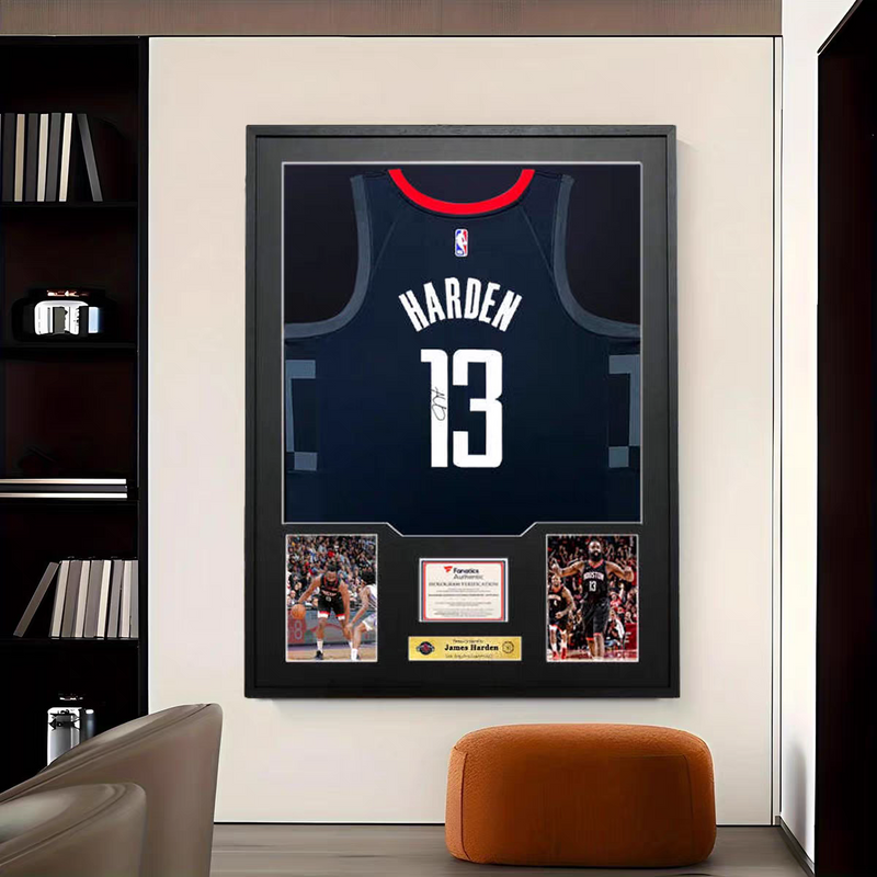 Load image into Gallery viewer, James Harden Houston Rockets Framed Jersey Display – Facsimile Signature Edition - i-Station Mobile Phone &amp; Electronic Device Repair and Accessories
