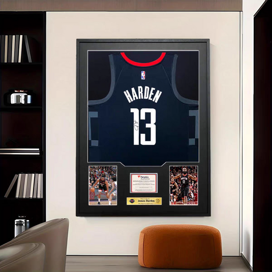 James Harden Houston Rockets Framed Jersey Display – Facsimile Signature Edition - i-Station Mobile Phone & Electronic Device Repair and Accessories
