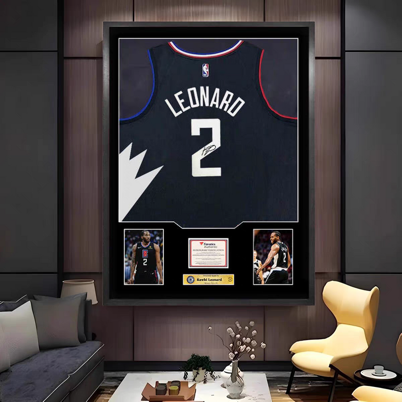 Load image into Gallery viewer, Kawhi Leonard Los Angeles Clippers Framed Jersey Display – Facsimile Signature Edition - i-Station Mobile Phone &amp; Electronic Device Repair and Accessories
