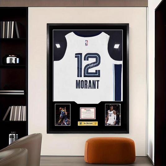 Ja Morant Memphis Grizzlies Framed Jersey Display – Facsimile Signature Edition - i-Station Mobile Phone & Electronic Device Repair and Accessories