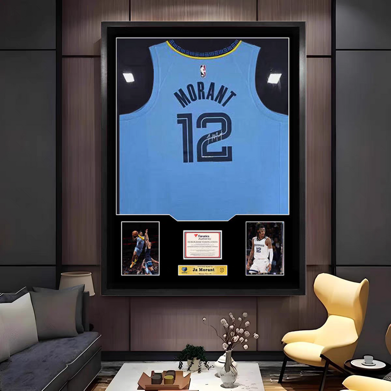 Load image into Gallery viewer, Ja Morant Memphis Grizzlies Framed Jersey Display – Facsimile Signature Edition - i-Station Mobile Phone &amp; Electronic Device Repair and Accessories
