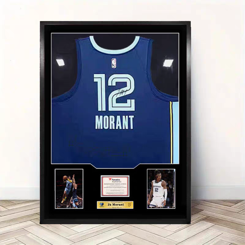 Load image into Gallery viewer, Ja Morant Memphis Grizzlies Framed Jersey Display – Facsimile Signature Edition - i-Station Mobile Phone &amp; Electronic Device Repair and Accessories
