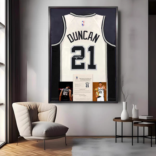 Tim Duncan San Antonio Spurs Framed Jersey Display – Facsimile Signature Edition - i-Station Mobile Phone & Electronic Device Repair and Accessories