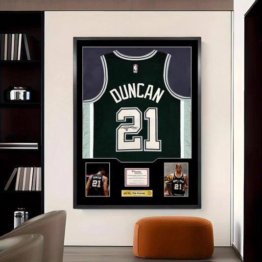 Tim Duncan San Antonio Spurs Framed Jersey Display – Facsimile Signature Edition - i-Station Mobile Phone & Electronic Device Repair and Accessories