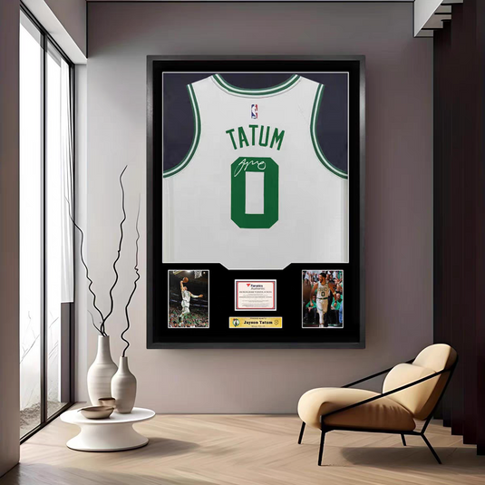Jayson Tatum Boston Celtics Framed Jersey Display – Facsimile Signature Edition - i-Station Mobile Phone & Electronic Device Repair and Accessories