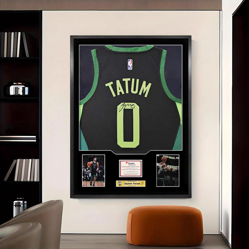Load image into Gallery viewer, Jayson Tatum Boston Celtics Framed Jersey Display – Facsimile Signature Edition - i-Station Mobile Phone &amp; Electronic Device Repair and Accessories

