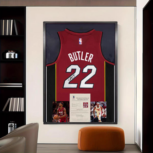 Jimmy Butler Miami Heat Framed Jersey Display – Facsimile Signature Edition - i-Station Mobile Phone & Electronic Device Repair and Accessories
