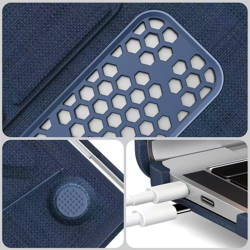 Load image into Gallery viewer, Macbook Neo 13“ 2026 (A3404) - Fabric Foldable Stand Protective Case - i-Station Mobile Phone &amp; Electronic Device Repair and Accessories
