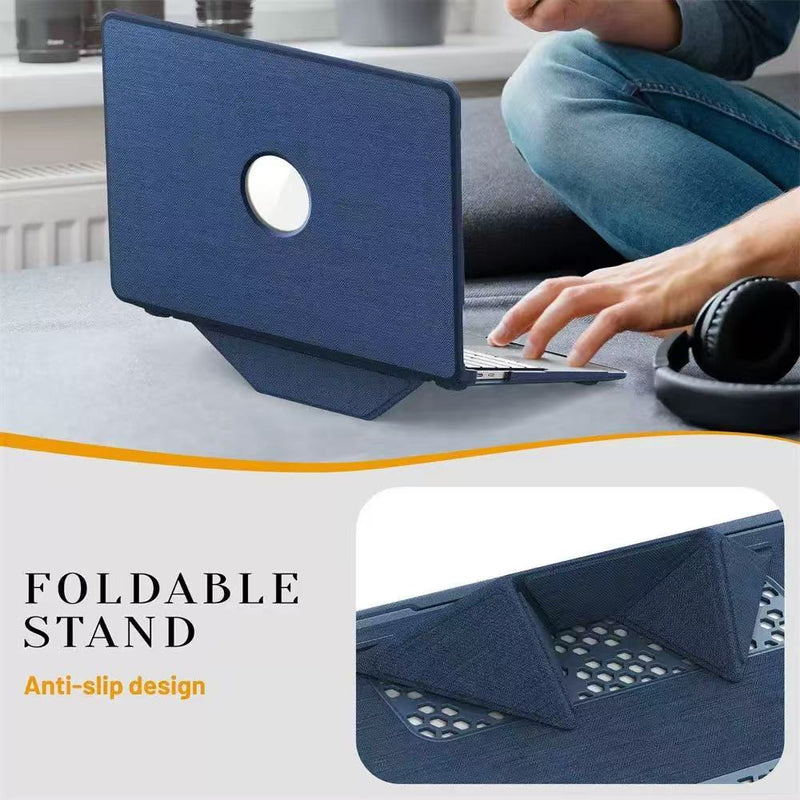 Load image into Gallery viewer, Macbook Neo 13“ 2026 (A3404) - Fabric Foldable Stand Protective Case - i-Station Mobile Phone &amp; Electronic Device Repair and Accessories
