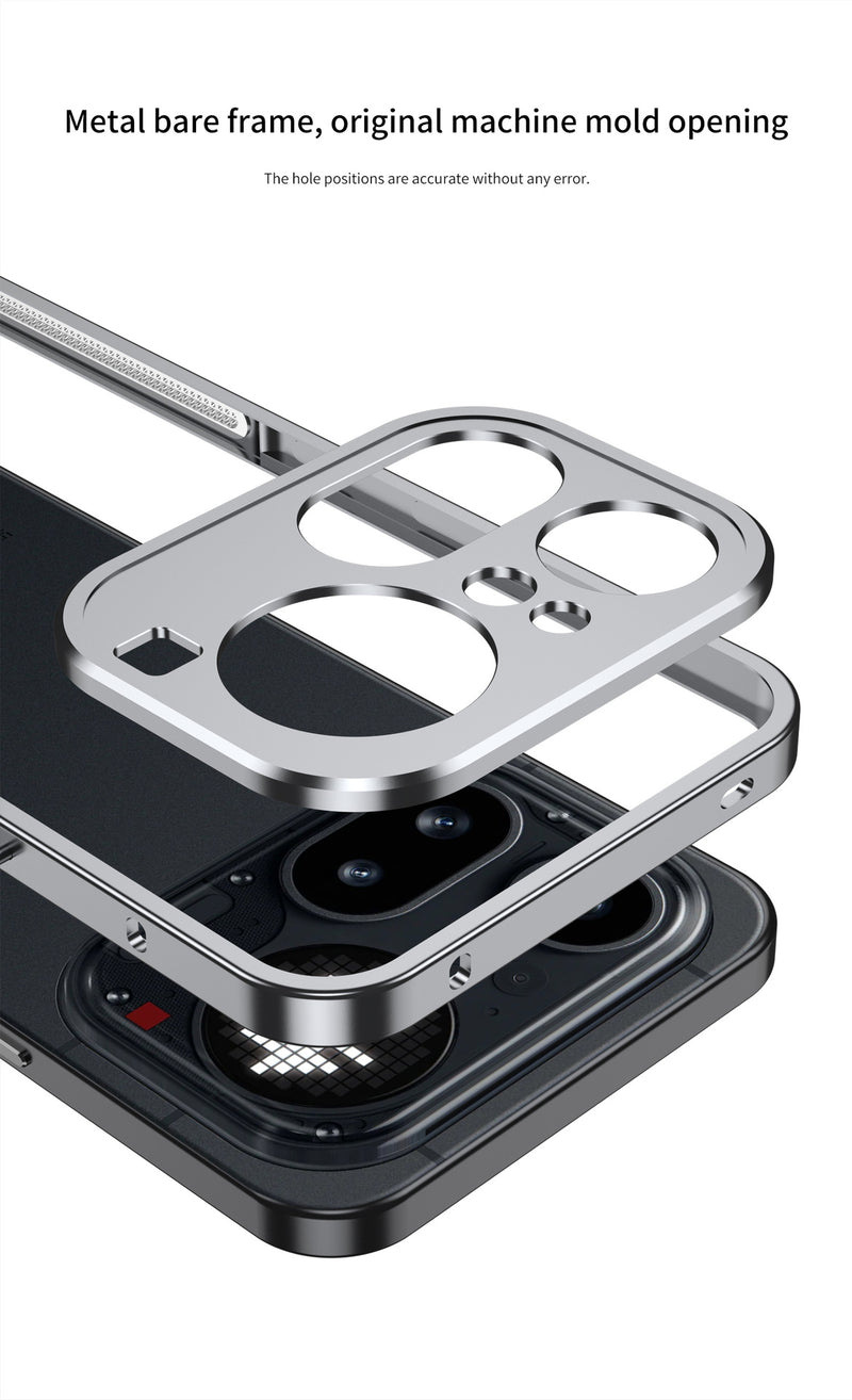 Load image into Gallery viewer, Nothing Phone 3/(3a)/Pro/Lite Aluminum Alloy Frame Protective Case with Heat Dissipation &amp; Sun Protection
