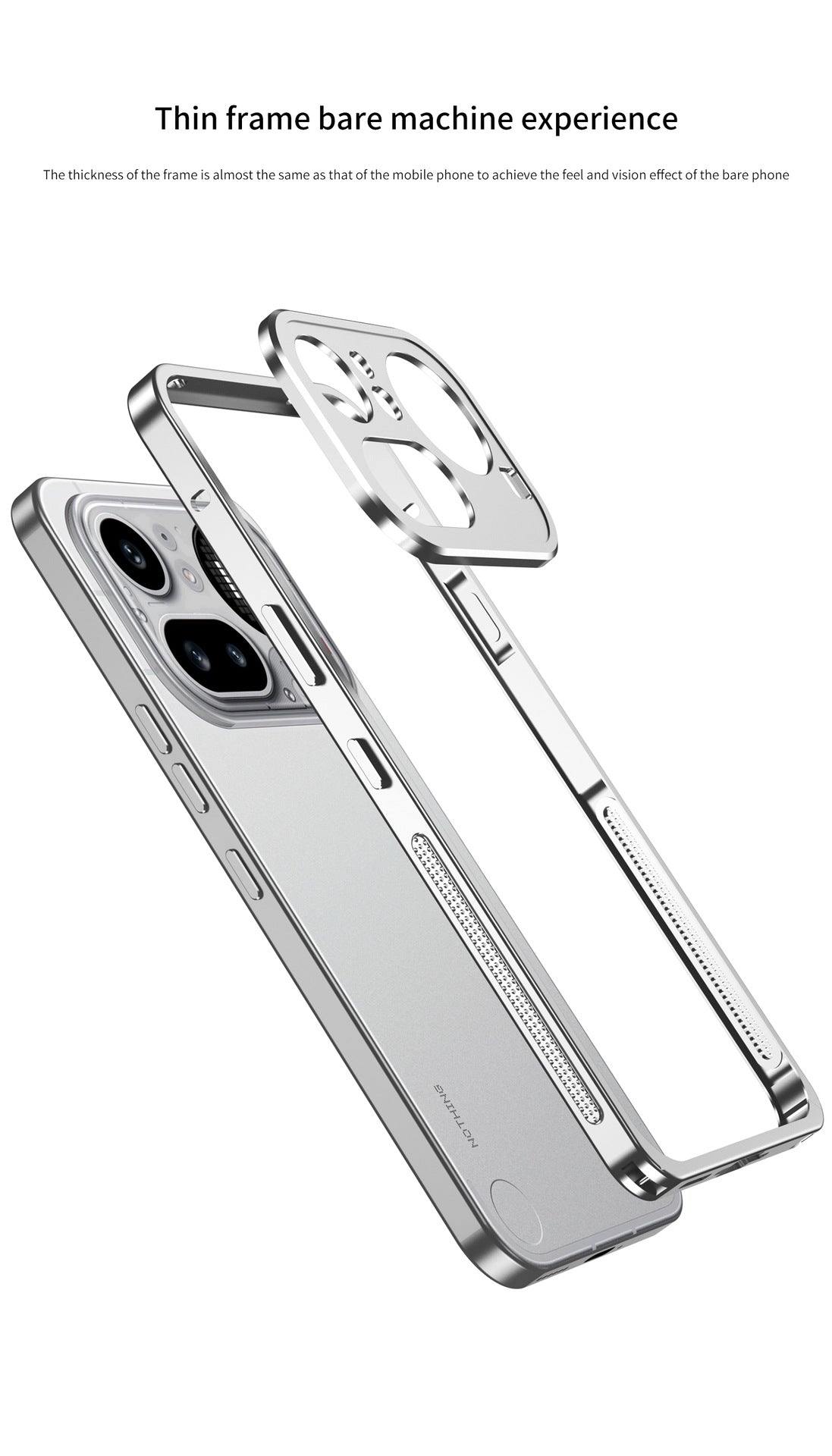 Nothing Phone 3/(3a)/Pro/Lite Aluminum Alloy Frame Protective Case with Heat Dissipation & Sun Protection - i-Station Mobile Phone & Electronic Device Repair and Accessories