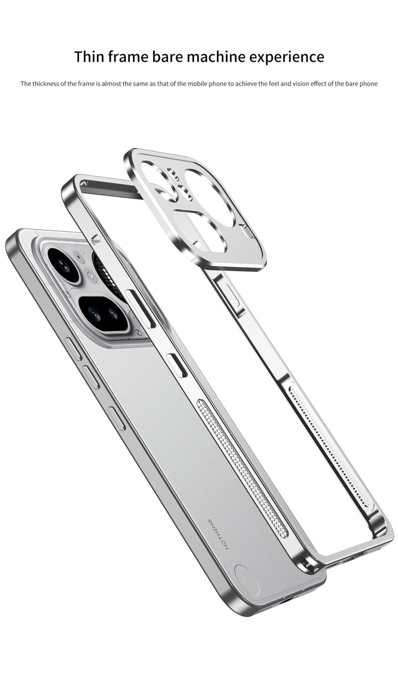 Load image into Gallery viewer, Nothing Phone 3/(3a)/Pro/Lite Aluminum Alloy Frame Protective Case with Heat Dissipation &amp; Sun Protection
