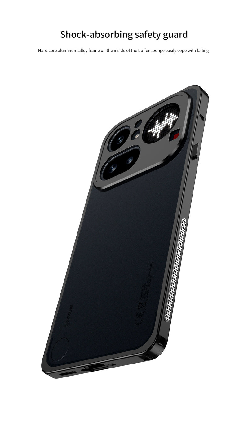 Load image into Gallery viewer, Nothing Phone 3/(3a)/Pro/Lite Aluminum Alloy Frame Protective Case with Heat Dissipation &amp; Sun Protection
