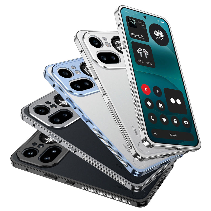Load image into Gallery viewer, Nothing Phone 3/(3a)/Pro/Lite Aluminum Alloy Frame Protective Case with Heat Dissipation &amp; Sun Protection
