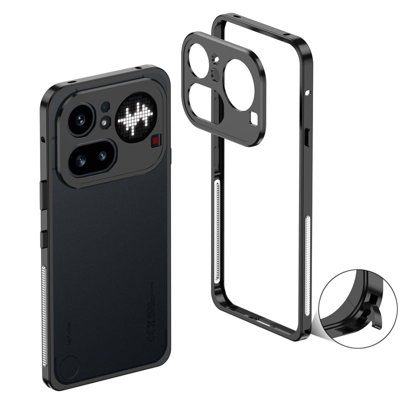 Load image into Gallery viewer, Nothing Phone 3/(3a)/Pro/Lite Aluminum Alloy Frame Protective Case with Heat Dissipation &amp; Sun Protection
