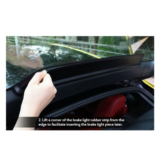 Porsche High-Level Brake Light Cover Trim Sticker For Cayenne, Macan & Panamera - Exterior Styling Upgrade - i-Station Mobile Phone & Electronic Device Repair and Accessories