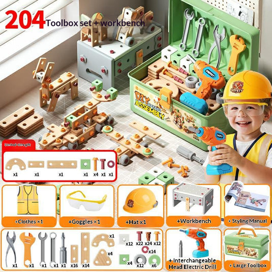 Kids DIY Assembly Construction Tool Set – Creative Building & Parent-Child Interactive Learning Toy - i-Station Mobile Phone & Electronic Device Repair and Accessories