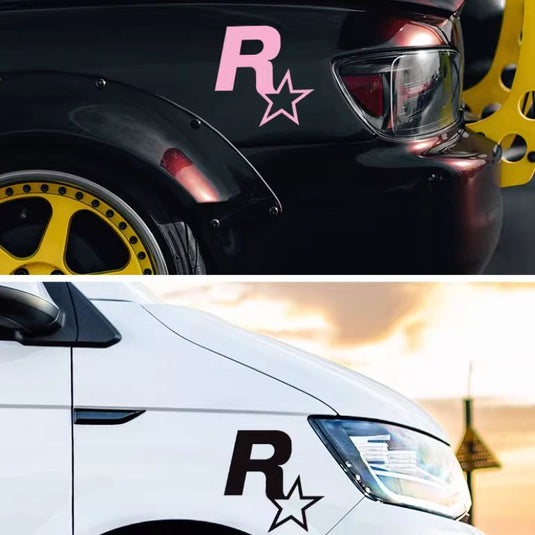R Star Car Stickers Electric Game Around GTA5 Speed Car Body Scratch Stickers Fuel Tank Cover Stickers - i-Station Mobile Phone & Electronic Device Repair and Accessories