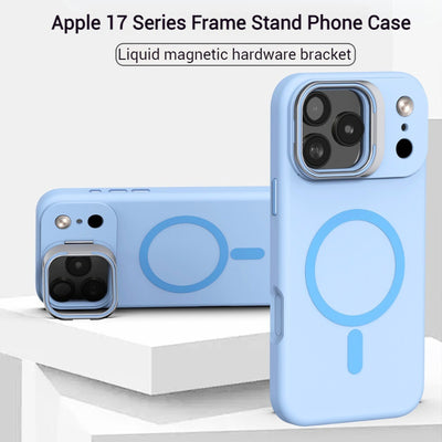 [Magsafe Compatible][With Lens Bracket] Apple iPhone 17/Pro/Pro Max/Air Liquid Silicone Shockproof Phone Case - i-Station Mobile Phone & Electronic Device Repair and Accessories