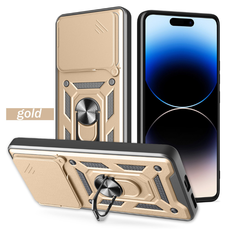 Load image into Gallery viewer, [Built-in Metal Kickstand][With Lens Cover] Nothing CMF Phone 1 Full-Cover Shockproof Protective Case
