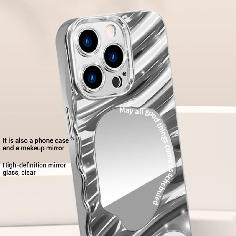 Load image into Gallery viewer, [With Makeup Mirror] Apple iPhone 11/Pro/Pro MaxNew Electroplated Shockproof Mirror Phone Case
