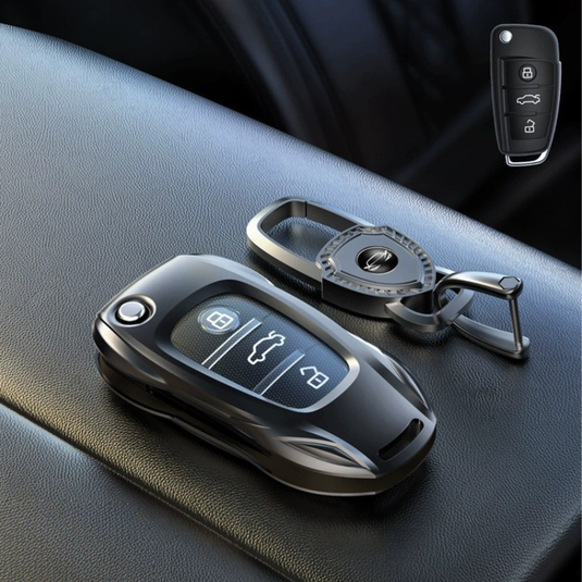 Audi Zinc Alloy Silicone Car Key Fob Case Cover For A3 For A4, A5, Q3, Q7, Audi TT - i-Station Mobile Phone & Electronic Device Repair and Accessories