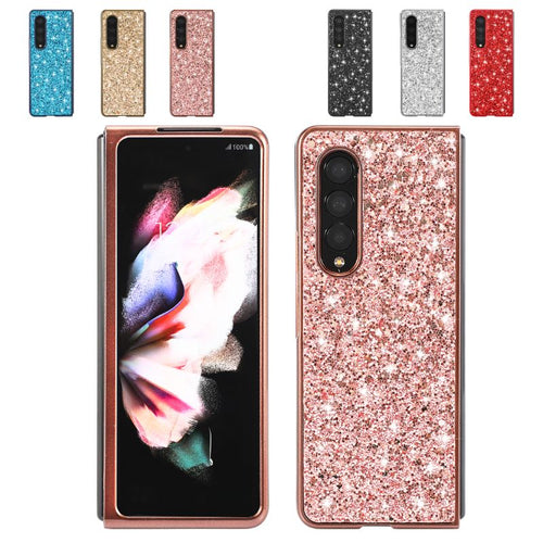 Samsung Galaxy Z Fold 5 SM-F946 Ultra-thin Electroplated Diamond-studded Glitter Shockproof Blingbling Series Case