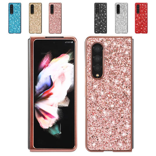 Samsung Galaxy Z Fold 3 SM-F926 Ultra-thin Electroplated Diamond-studded Glitter Shockproof Blingbling Series Case