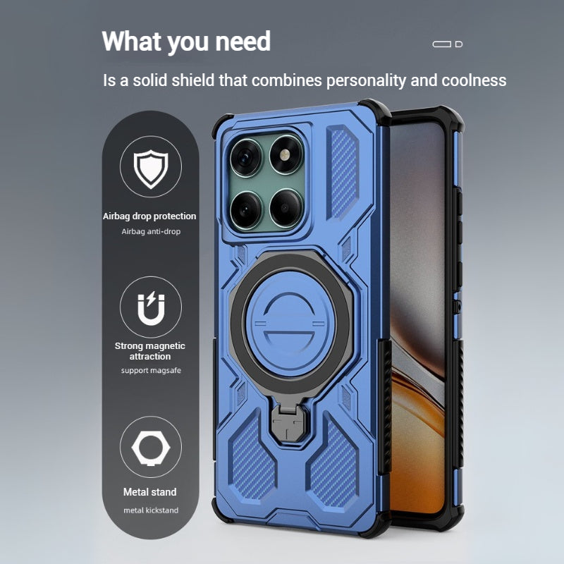 Load image into Gallery viewer, [Built-in Bracket][Magsafe Compatible] Motorola Moto Edge 60/Pro/Fusion Heavy Duty Stand Case
