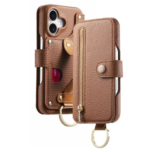 [With RFID Blocking Material] Samsung Galaxy A36 (SM-A366) - PU Leather Zipper Flip Wallet Series Case